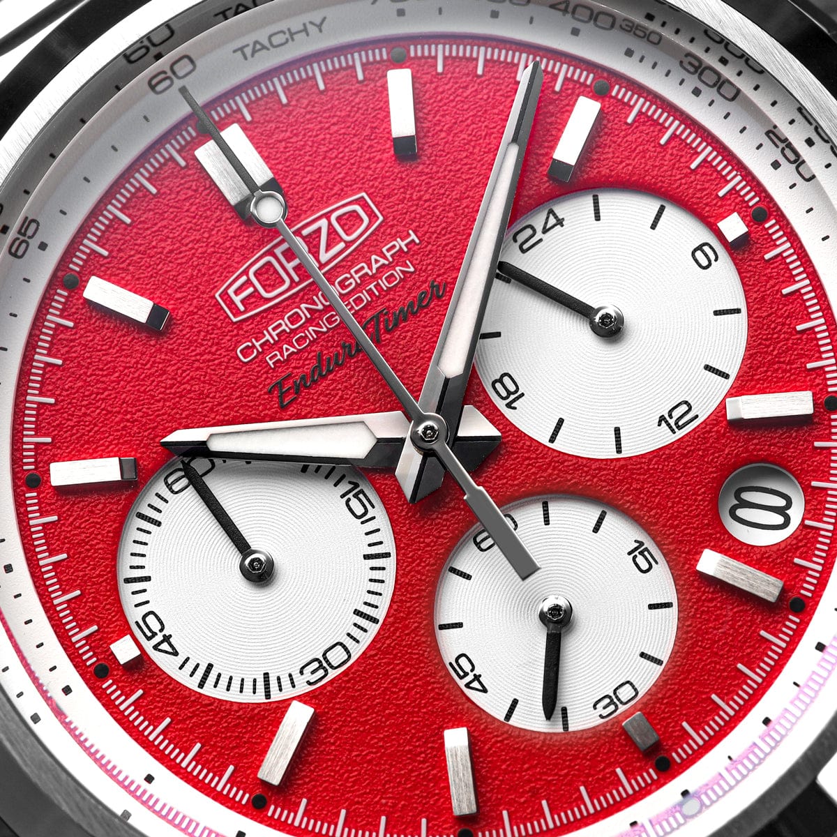 FORZO G1 Carl Fogarty Foggy EnduraTimer Chronograph - Red Dial - NEARLY NEW