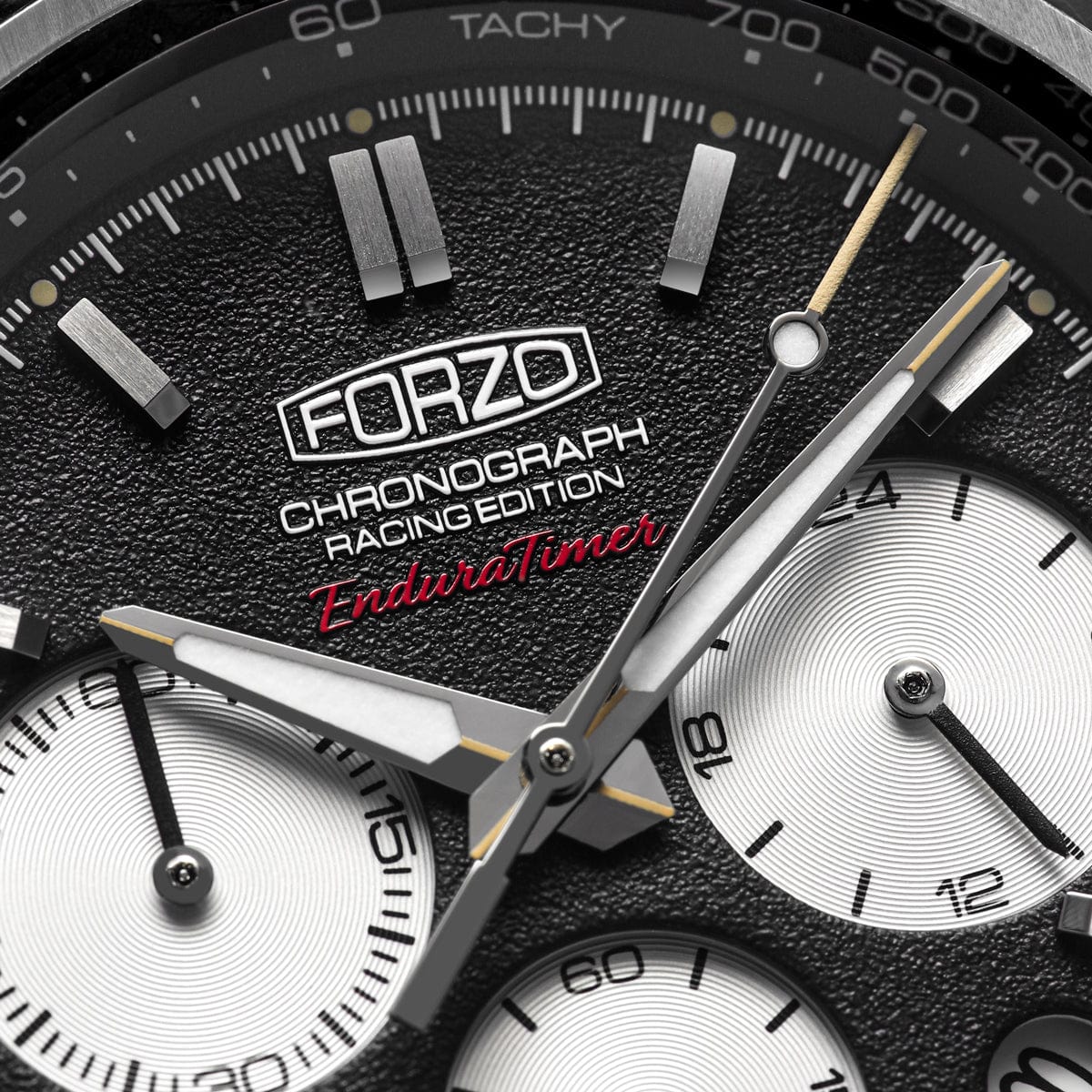 FORZO G1 EnduraTimer Chronograph Watch - Reverse Panda Dial - NEARLY NEW
