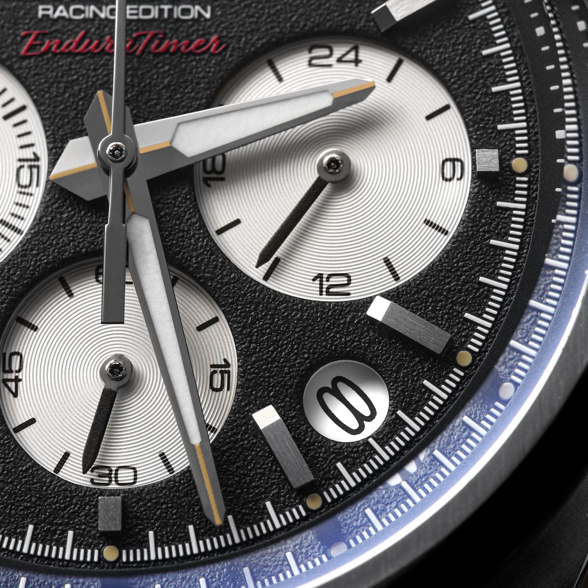 FORZO G1 EnduraTimer Chronograph Watch - Reverse Panda Dial - NEARLY NEW