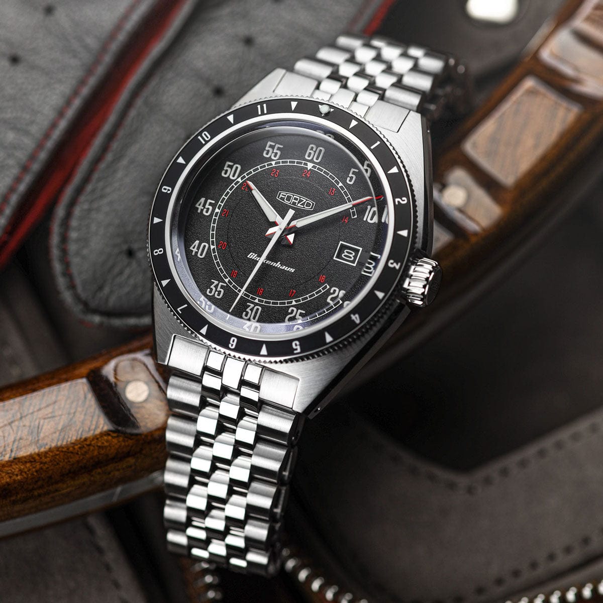 FORZO G1 Glickenhaus Automatic Black & Red SS-B02-B