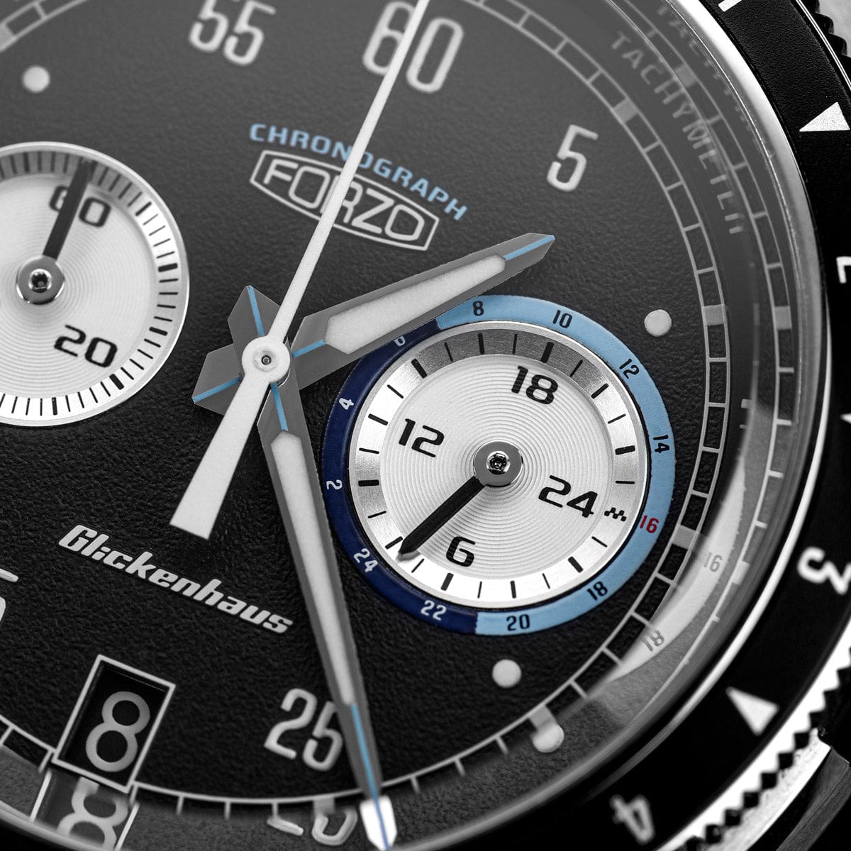 FORZO G1 Glickenhaus Limited Edition Chronograph Watch - Black / Blue Dial - Nearly New