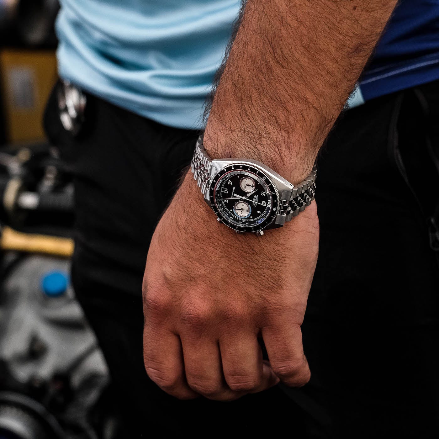 FORZO G1 Glickenhaus Limited Edition Chronograph Watch - Black / Blue Dial - Nearly New