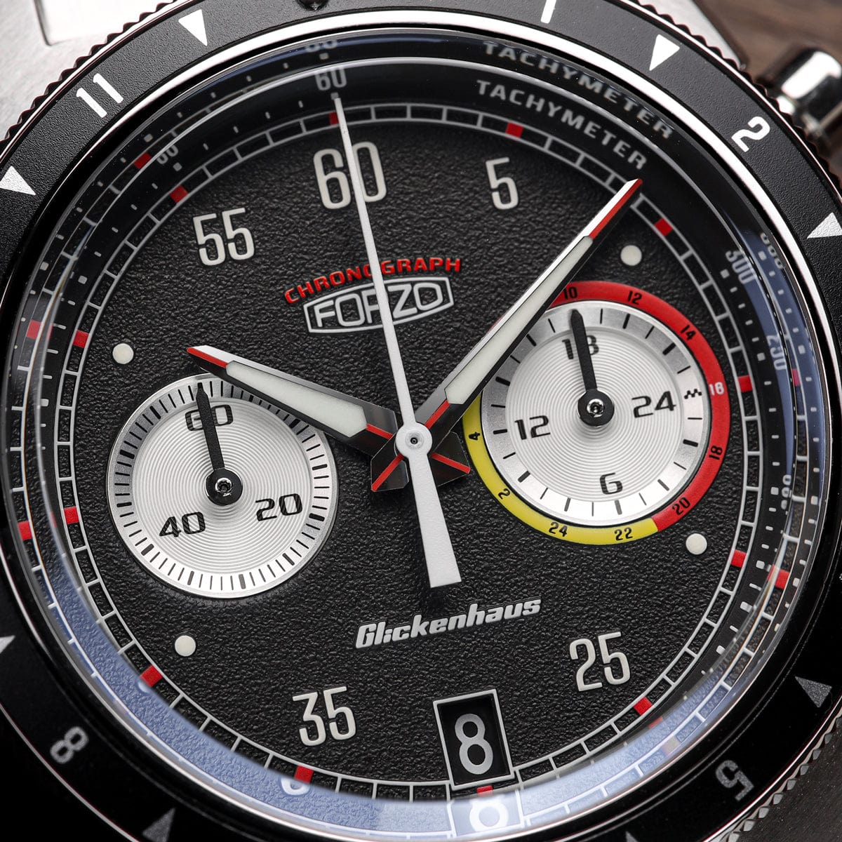 FORZO Glickenhaus Chronograph Black & Red SS-B02-B