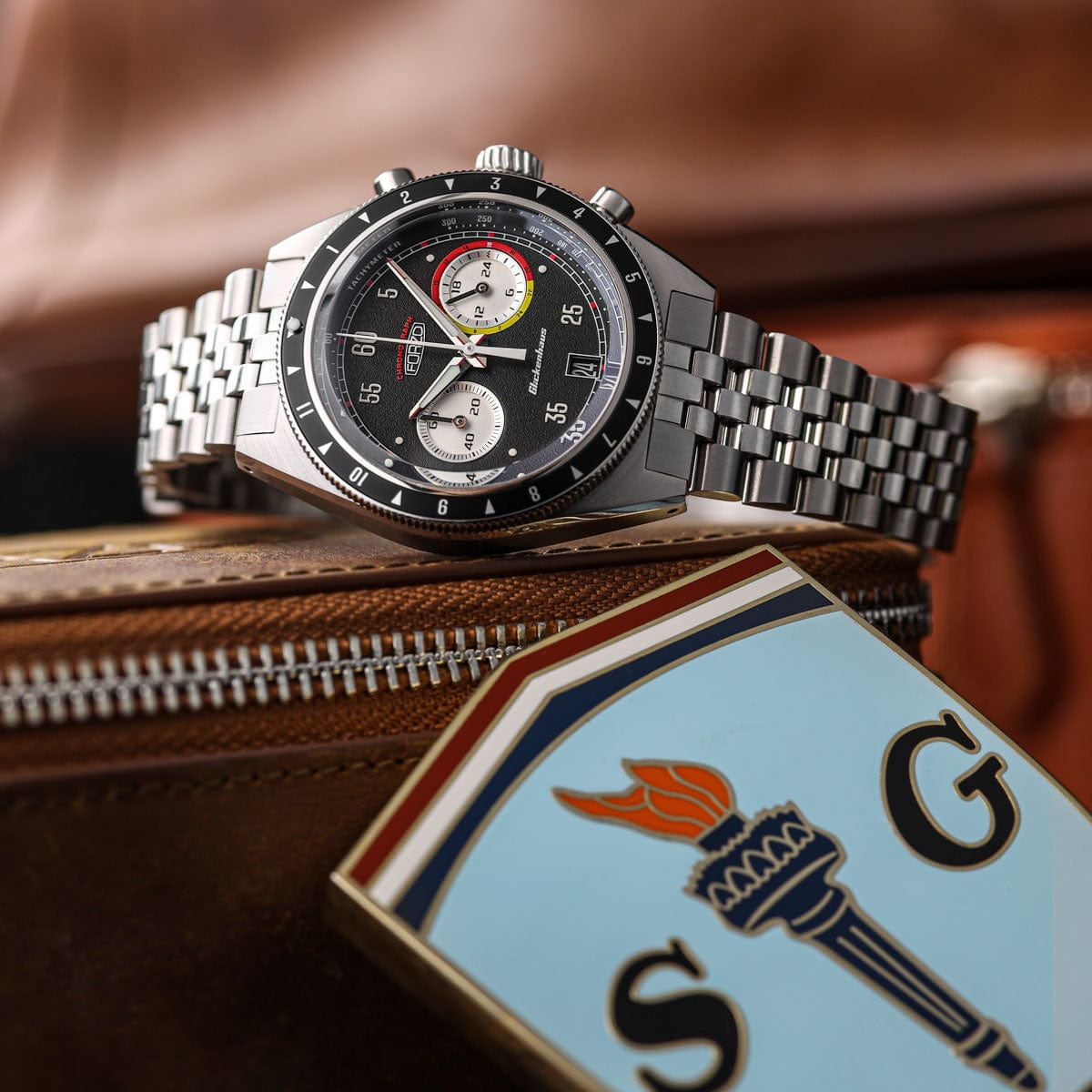 FORZO Glickenhaus Chronograph Black & Red SS-B02-B