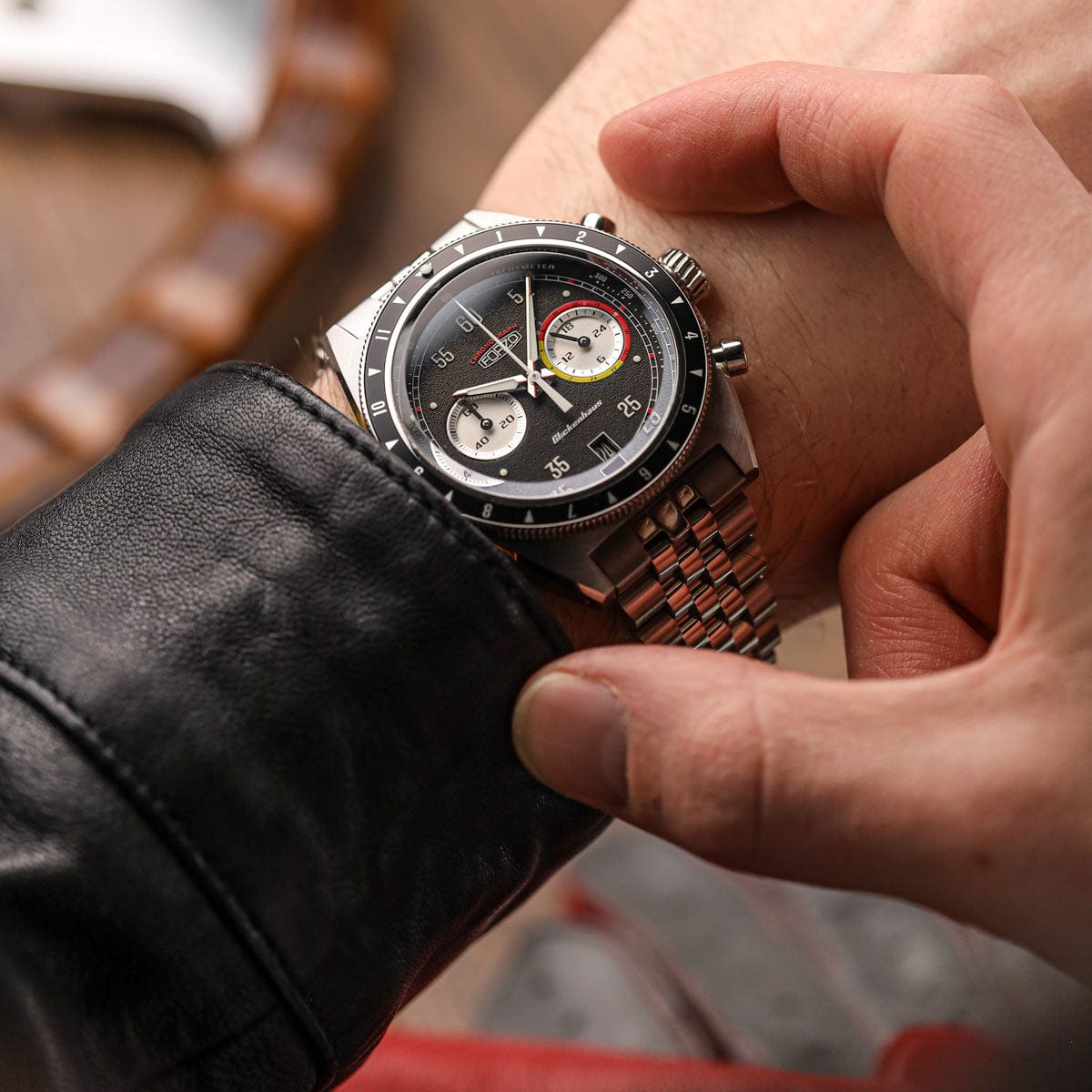 FORZO Glickenhaus Chronograph Black & Red SS-B02-B