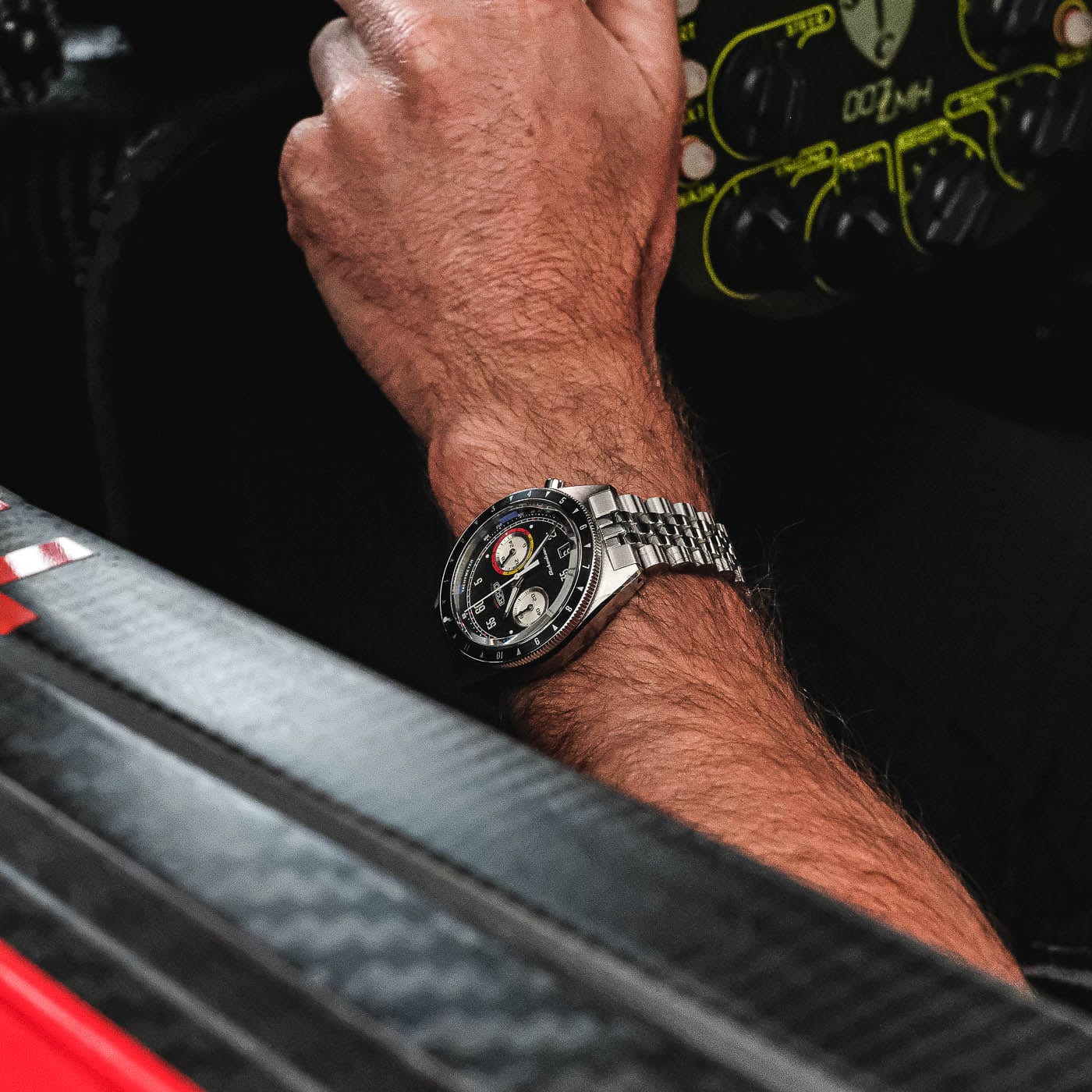 FORZO Glickenhaus Chronograph Black & Red SS-B02-B