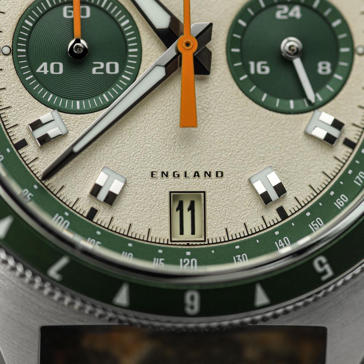 FORZO G2 Drive King Chronograph Watch - Cream / Green RWB046-WH