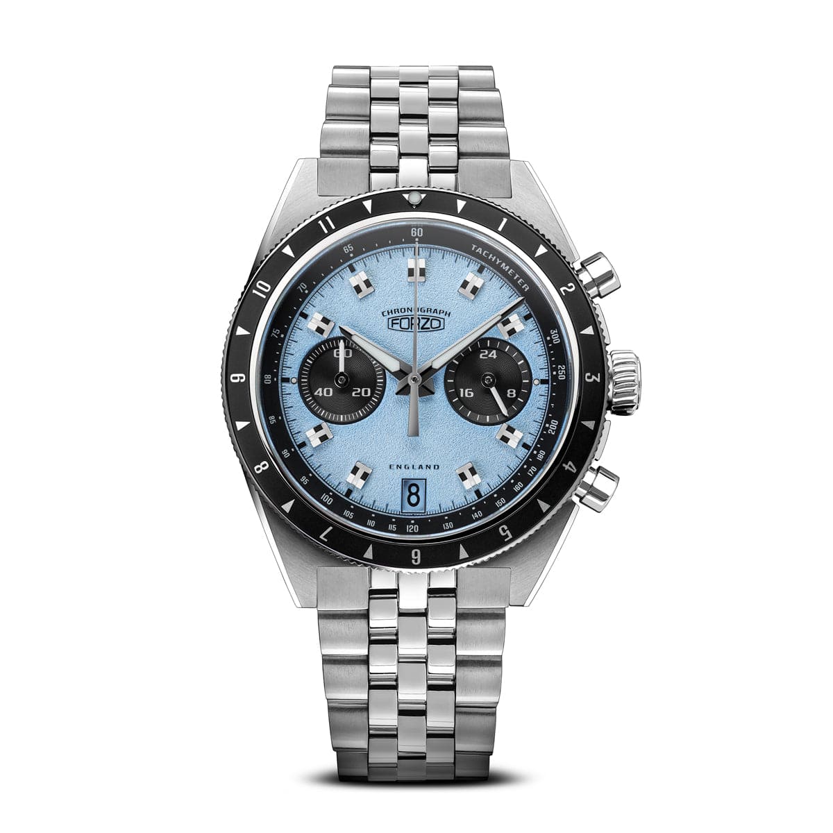 FORZO G2 Drive King Chronograph Watch - Light Blue Panda
