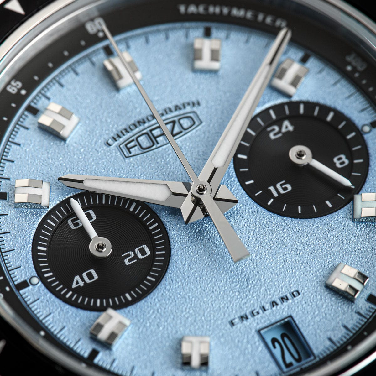 FORZO G2 Drive King Chronograph Watch - Light Blue Panda