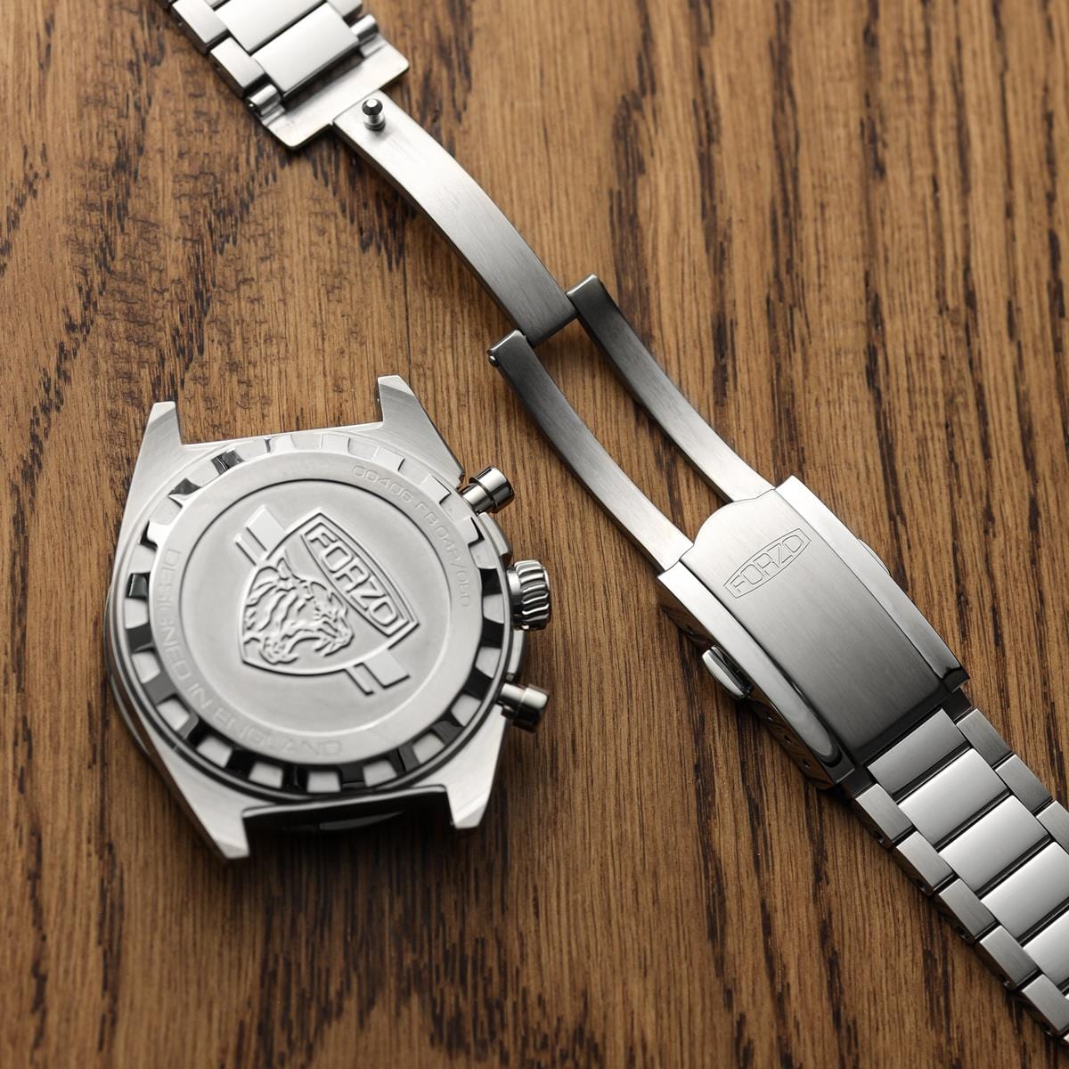 FORZO G2 EnduraTimer Chronograph Watch - Reverse Panda Dial - RWB046-BK