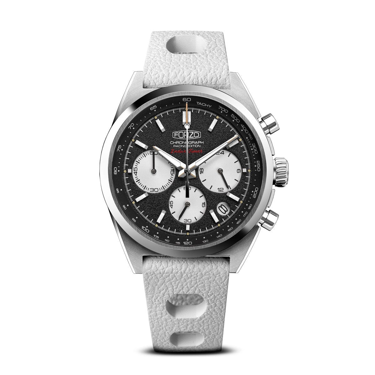 FORZO G2 EnduraTimer Chronograph Watch - Reverse Panda Dial - RWB046-WH