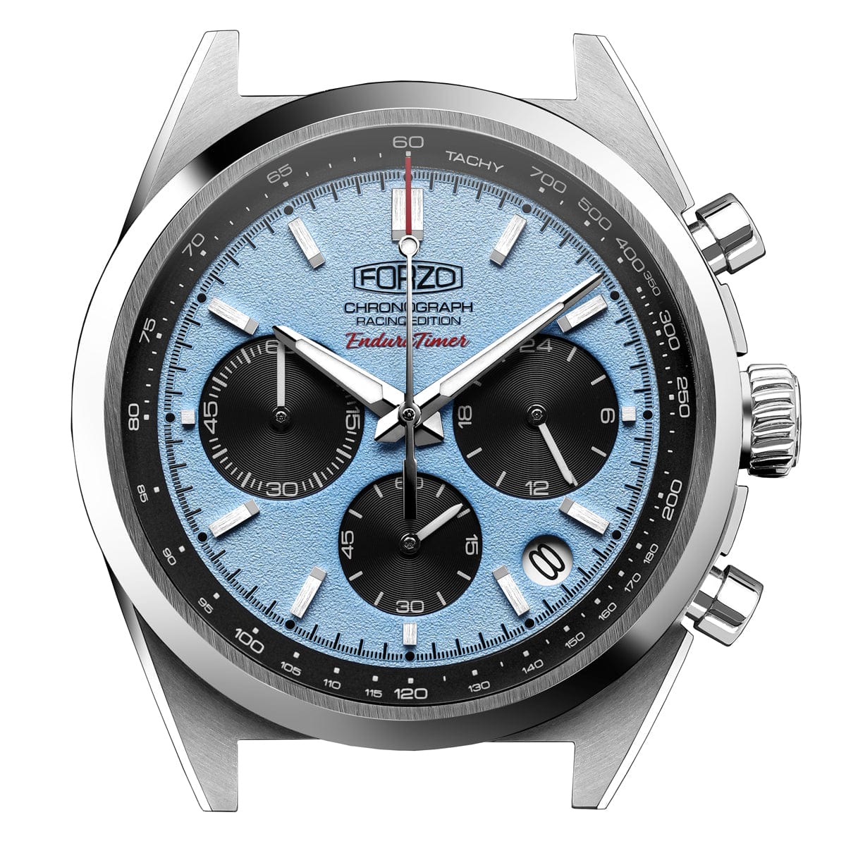 FORZO G2 EnduraTimer Chronograph Watch - Light Blue - SS-B02-B