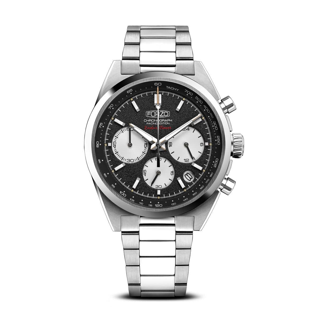FORZO G2 EnduraTimer Chronograph Watch - Reverse Panda Dial