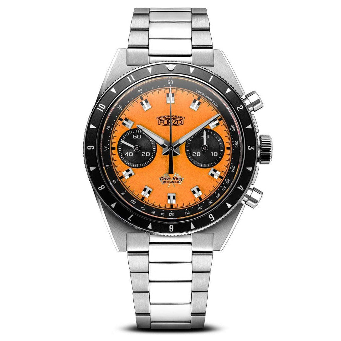 FORZO Mechanical Drive King Orange Dial WatchGecko