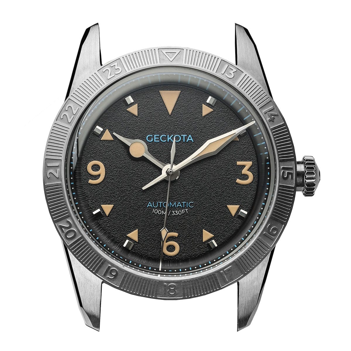 Geckota Airstream Field Watch Black Dial LIKE NEW