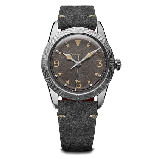 Geckota Airstream Field Watch - Faded Brown Dial - Nearly New