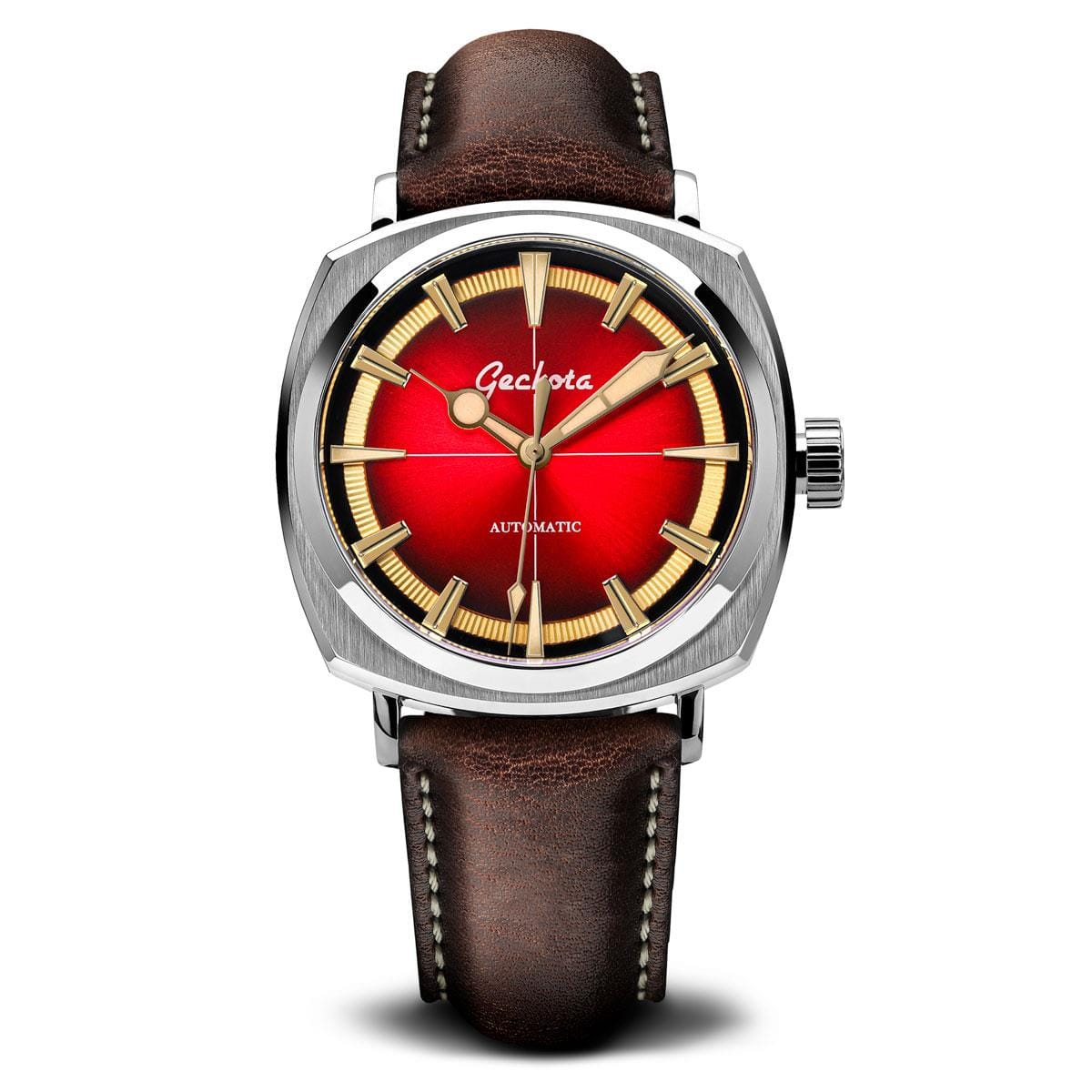 Geckota Pioneer Automatic Watch Arctic Red Edition TP-369-2