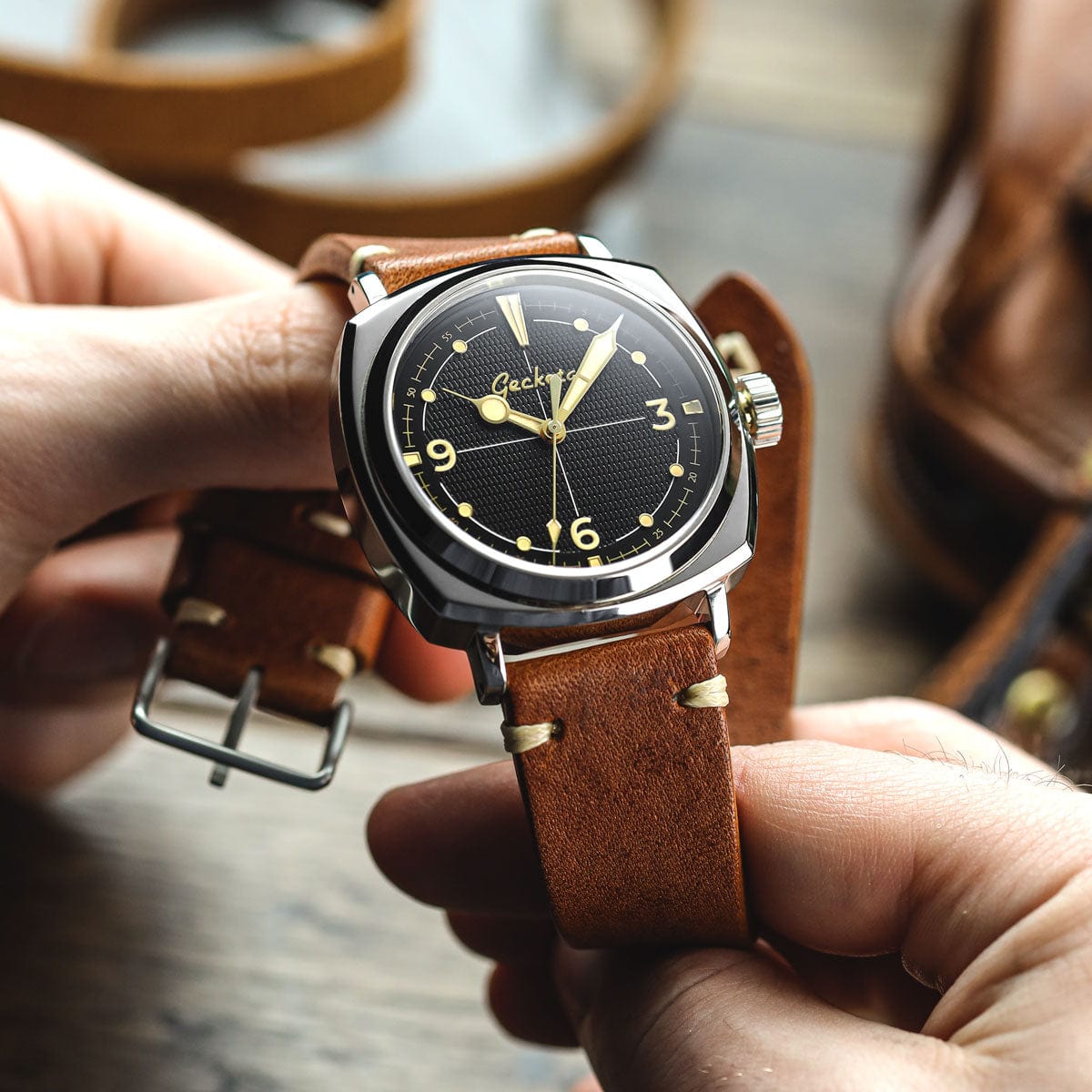 Geckota Pioneer Automatic Watch Black Edition VS-369-4