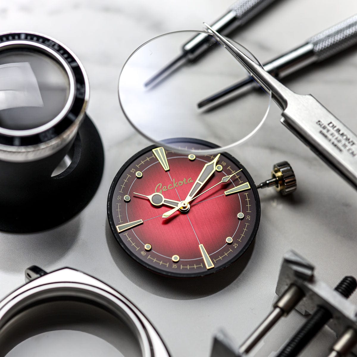 Geckota Pioneer Automatic Watch Red Edition VS-369-4