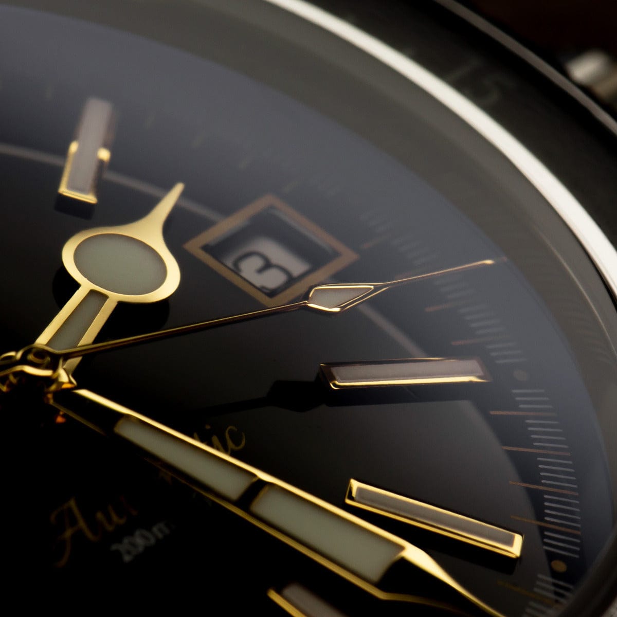 Geckota Sea Hunter Automatic Diver's Watch Green Bezel LIKE NEW