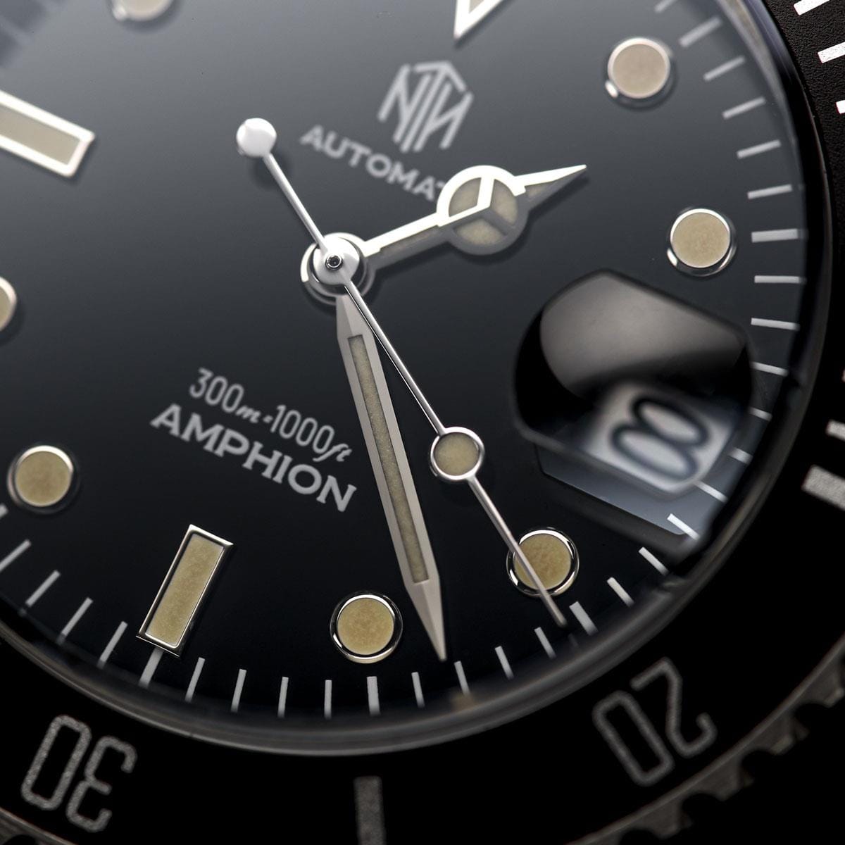 NTH Amphion Dive Watch - Onyx Black - WatchGecko Exclusive