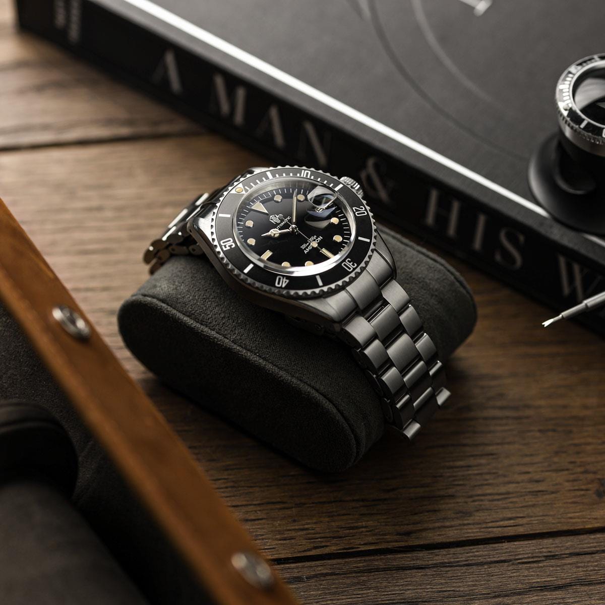 NTH Amphion Dive Watch - Onyx Black - WatchGecko Exclusive