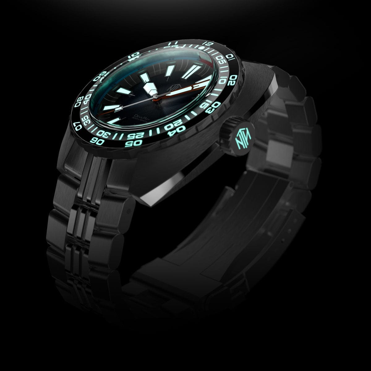 NTH DevilRay Automatic Dive Watch - No Date - Blue