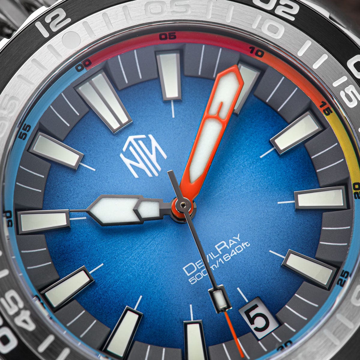 NTH DevilRay Automatic Dive Watch - No Date - Blue