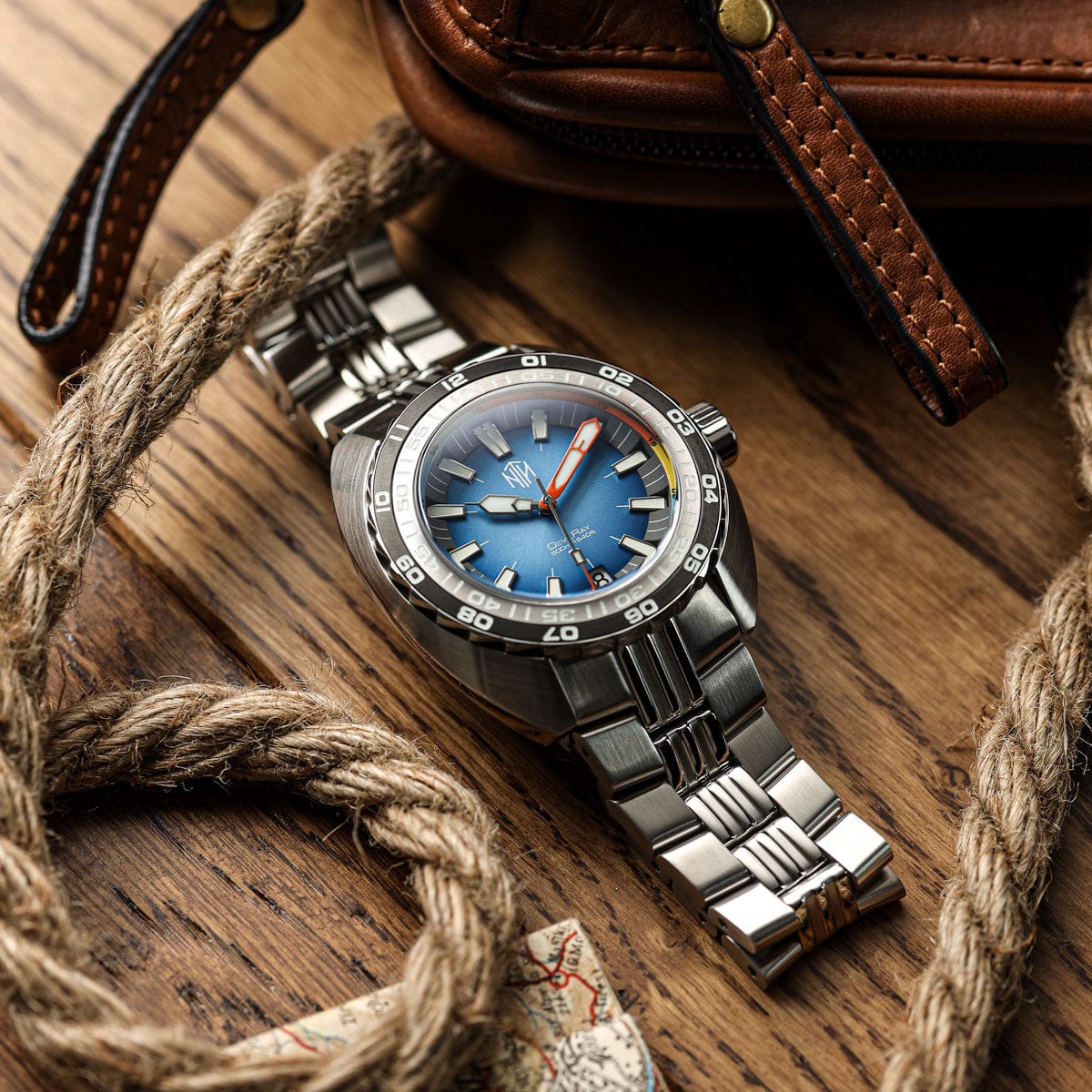 NTH DevilRay Automatic Dive Watch - No Date - Blue