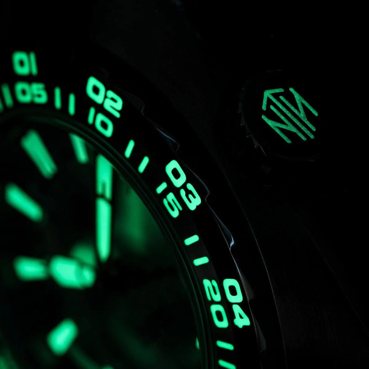 NTH DevilRay Automatic Dive Watch - Date - Blue
