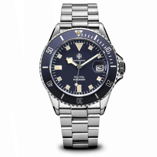 NTH Näcken Dive Watch - Admiral Blue - WatchGecko Exclusive