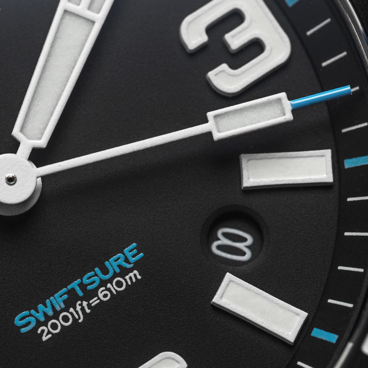 NTH Swiftsure Automatic Dive watch - Black Dial - Date - NEARLY NEW