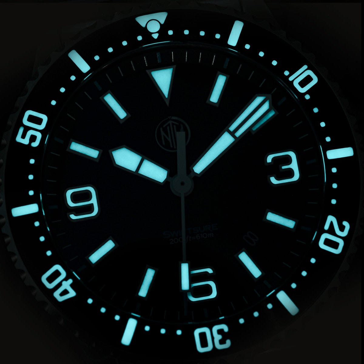 NTH Swiftsure Automatic Dive Watch - Black Dial - No Date - NEARLY NEW