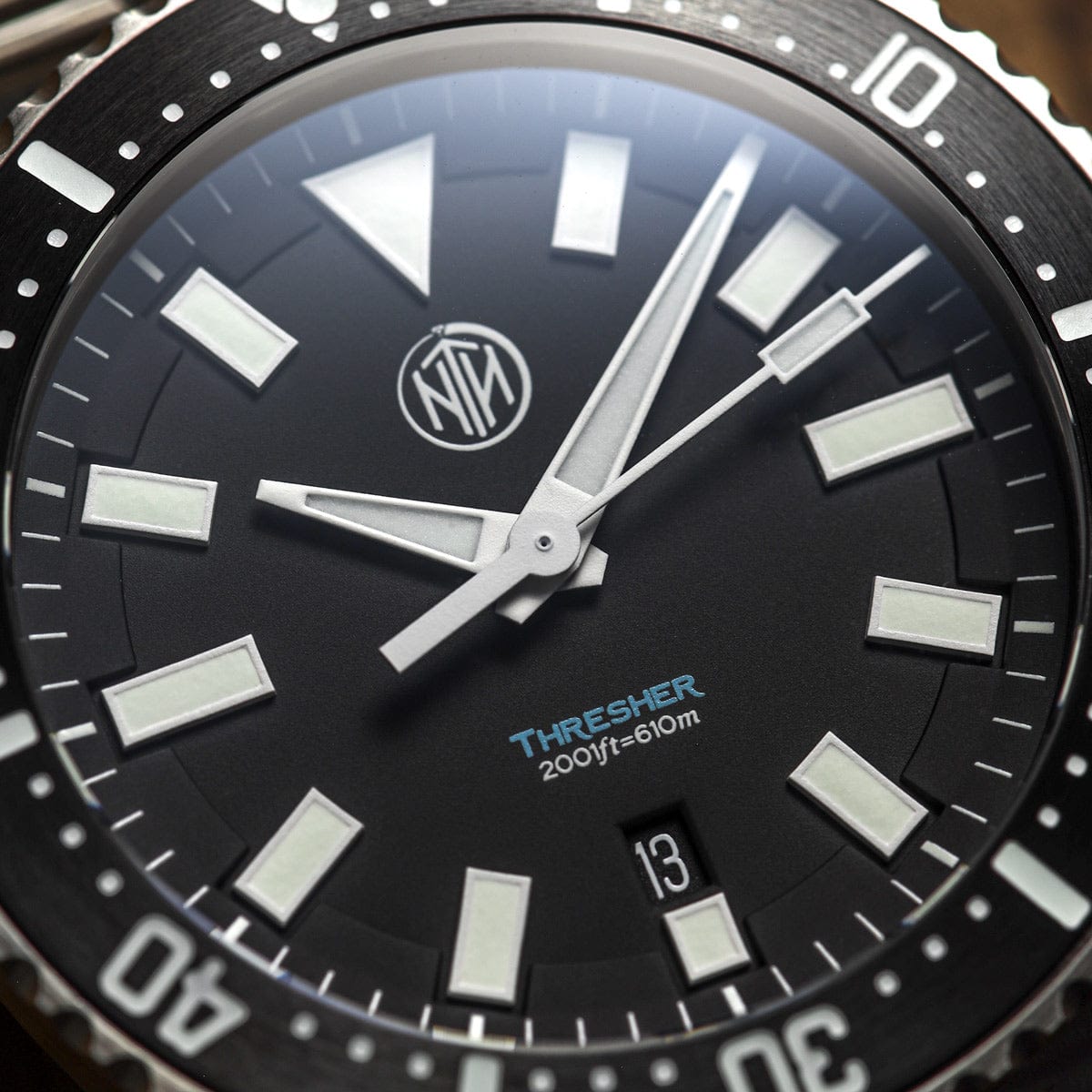 NTH Thresher Automatic Dive Watch - Black Dial - Date - NEARLY NEW
