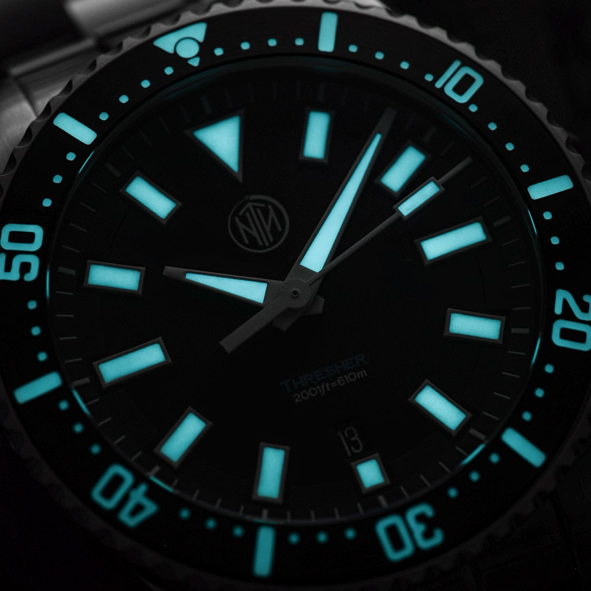 NTH Thresher Automatic Dive watch - No Date - Blue - NEARLY NEW