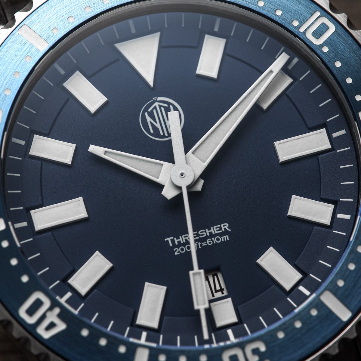 NTH Thresher Automatic Dive watch - No Date - Blue - NEARLY NEW