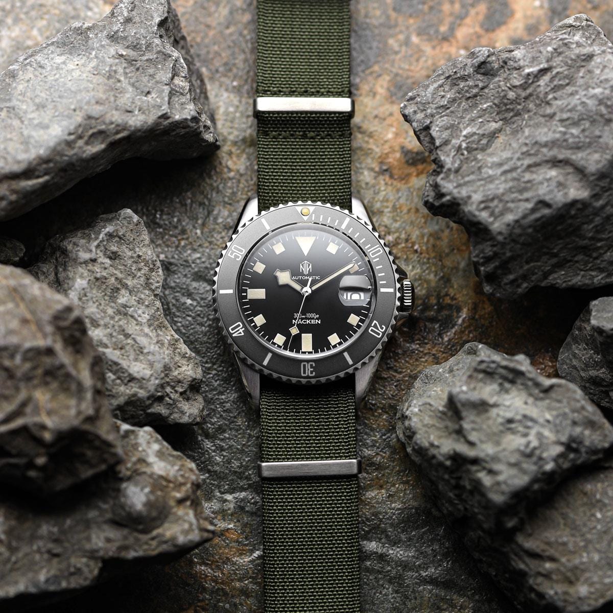 NTH WatchGecko Exclusive Replacement Bezel - Anchor Grey