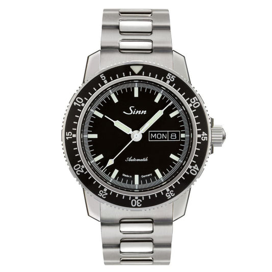 Sinn 104 St Sa I Automatic Sports Watch - Black Dial - Solid Bracelet
