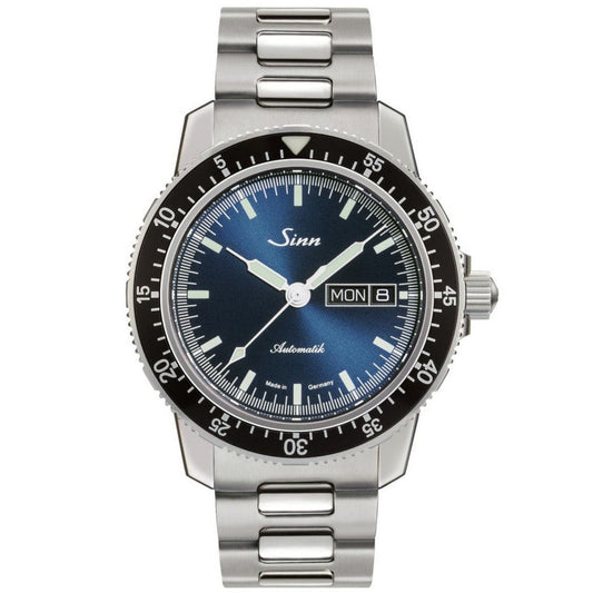 Sinn 104 St Sa I Automatic Sports Watch - Blue Dial - Solid Bracelet