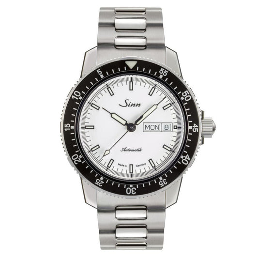 Sinn 104 St Sa I Automatic Sports Watch - White Dial - Solid Bracelet