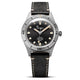 Super Squale Diver's Watch - Sunray Black Dial - Black Leather Strap