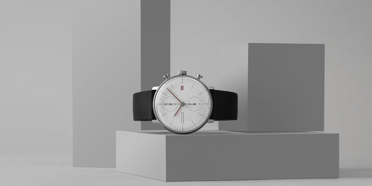 Touches of Red for the Junghans Max Bill Chronoscope Bauhaus