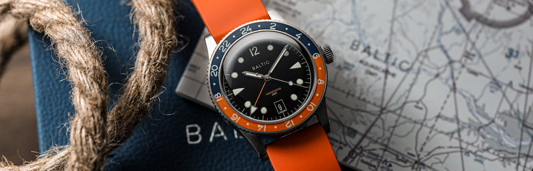 Four Great Watch Straps For The Baltic Aquascaphe GMT