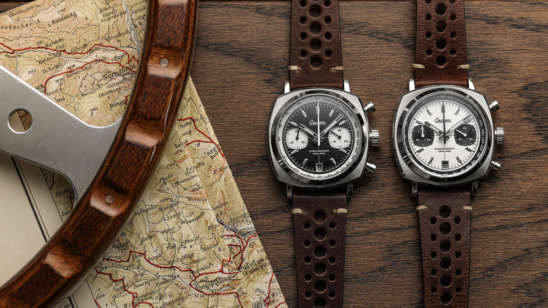 Introducing the Geckota Chronotimer G2 Classic Panda Chronograph