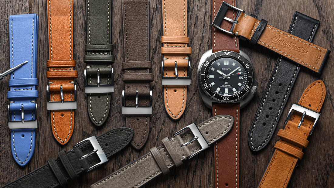Behind the scenes: How our premium leather watch straps are made