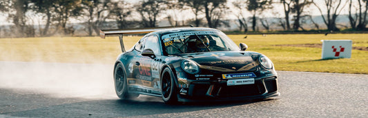 Scott McKenna in Porsche at Snetterton