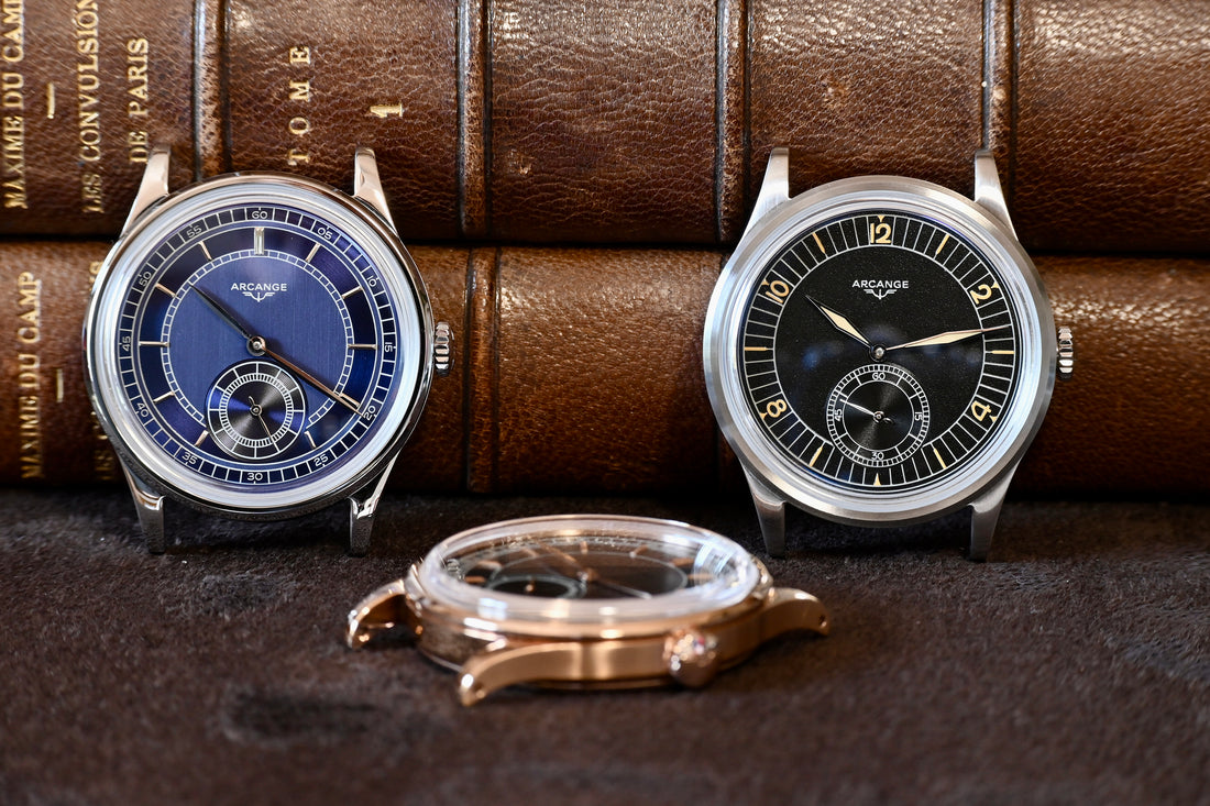 ARCANGE Unveils Its Debut Collection of Sector Dial Watches