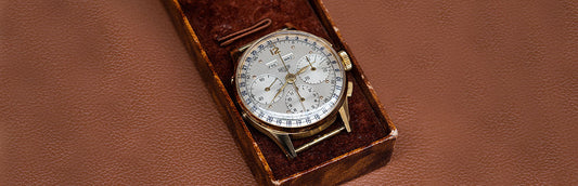 Barn Find: Vintage Heuer Triple Calendar Chronograph Gold c.1940s