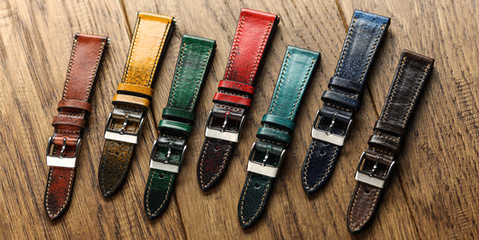 New: Radstock Vintage Genuine Leather Strap Colours