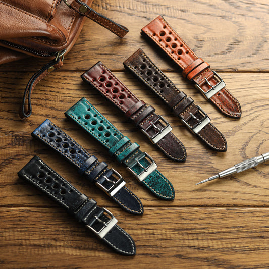Introducing the Latest Editions of the Radstock Racing Style Genuine Leather Watch Strap